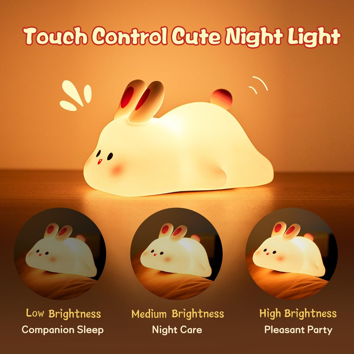 Bunny Silicone Pat Lamp