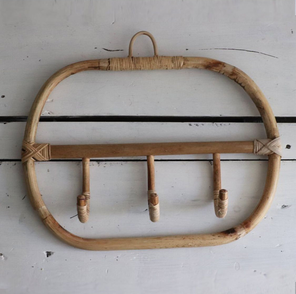 Nordic Rattan Wall Hook