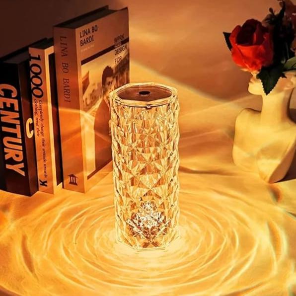 Crystal Rose Lamp