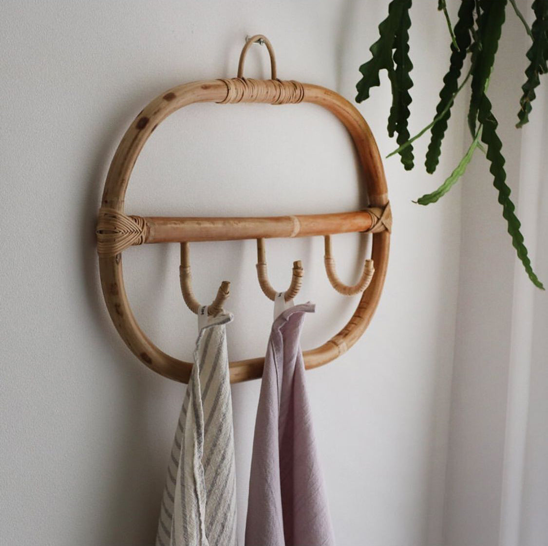 Nordic Rattan Wall Hook