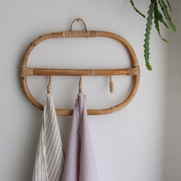 Nordic Rattan Wall Hook